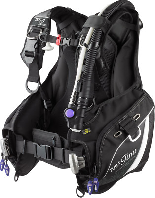 Tusa Tina Female BC With AWLS III - Black, Double Extra Small