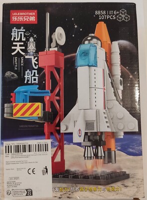 Shuttle Rakete der Marke ToylinX - mit Lego Kompatibler Mond Lander 130 PCS