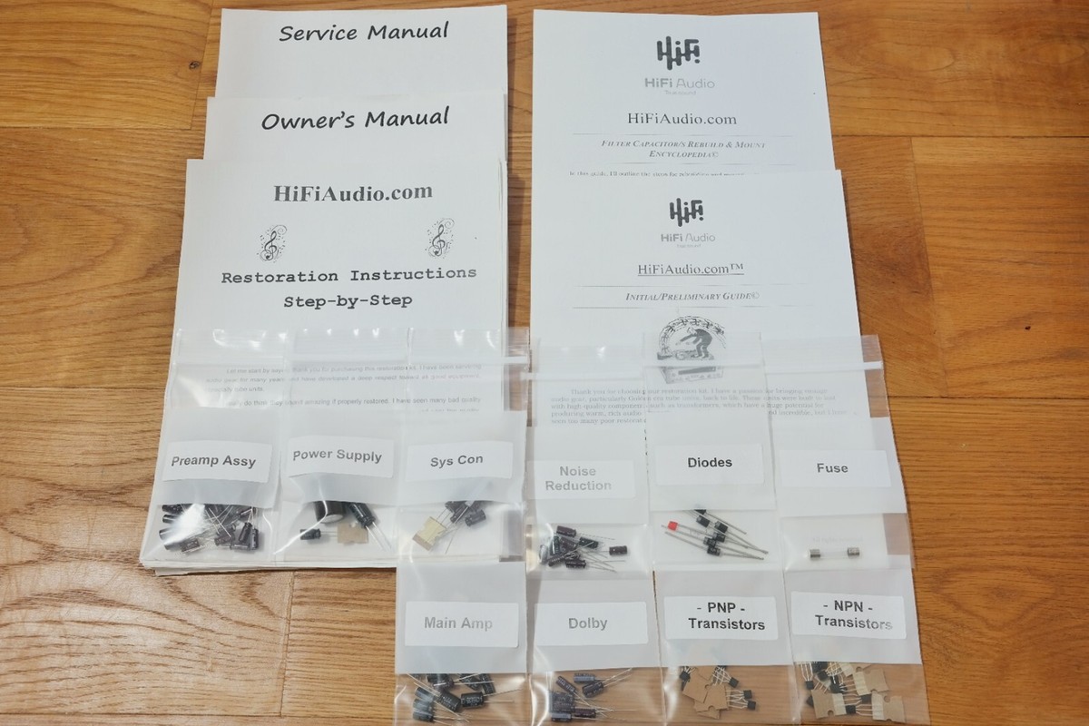 AKAI GXC-570D cassette deck restoration kit repair rebuild