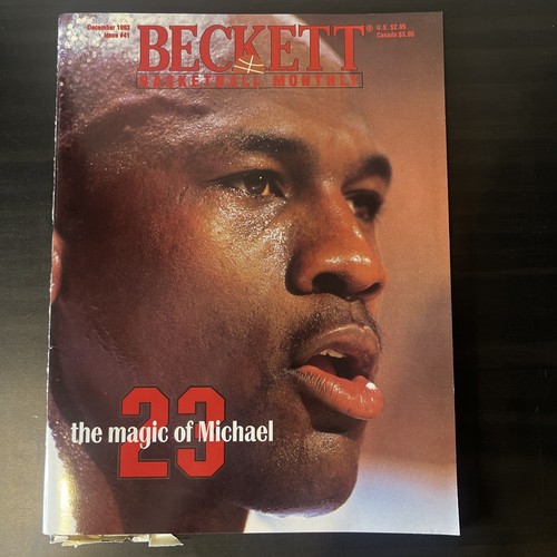 Beckett Basketball Monthly Issue #41 December 1993 Michael Jordan, Olajuwon - Picture 1 of 3