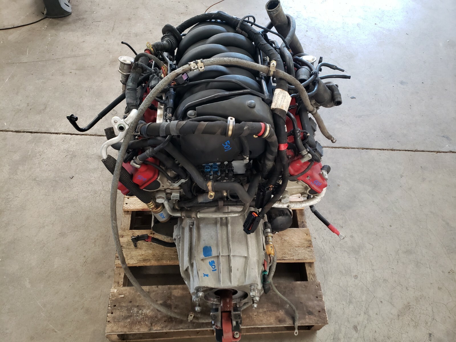 2005 MASERATI QUATTROPORTE M139 4.2L V8 COMPLETE ENGINE MOTOR TESTED 34K! 501