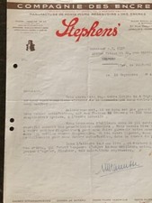 Stephens' Letter 10th September 1941 From there Paris Office