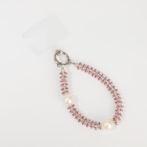 Cordon de téléphone portable perles étincelantes mains libres bracelet attache languette chaîne - Photo 23 sur 54