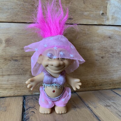 Russ Troll Belly Dancer Veils Harem Pants Pink Hair 5 