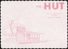 Vintage placemat THE HUT restaurant pic Highway 10 Bismark Mandan North Dakota — photo 1