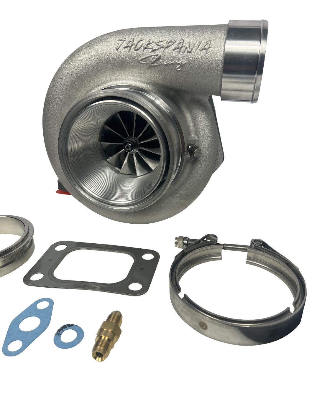 Powermaxturbos GT30 GTX3071 Billet Wheel Turbo - .63 A/R T3 Turbine Housing & Flange Clamp