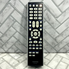 OEM Toshiba SE-R0305 TV Remote Control Clean Tested Works SEE VIDEO