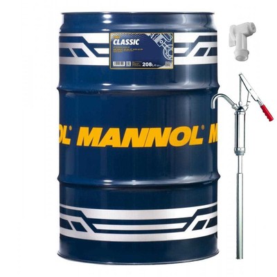 208L Classic 10W-40 Premium Motoröl API SN/CH-4 ACEA A3/B4 inkl Hahn & Handpumpe