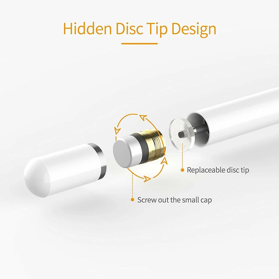 Generic Pencil For Apple iPad Pro Tablets & Microsoft Surface Touch Stylus Pen - Image 3 of 4