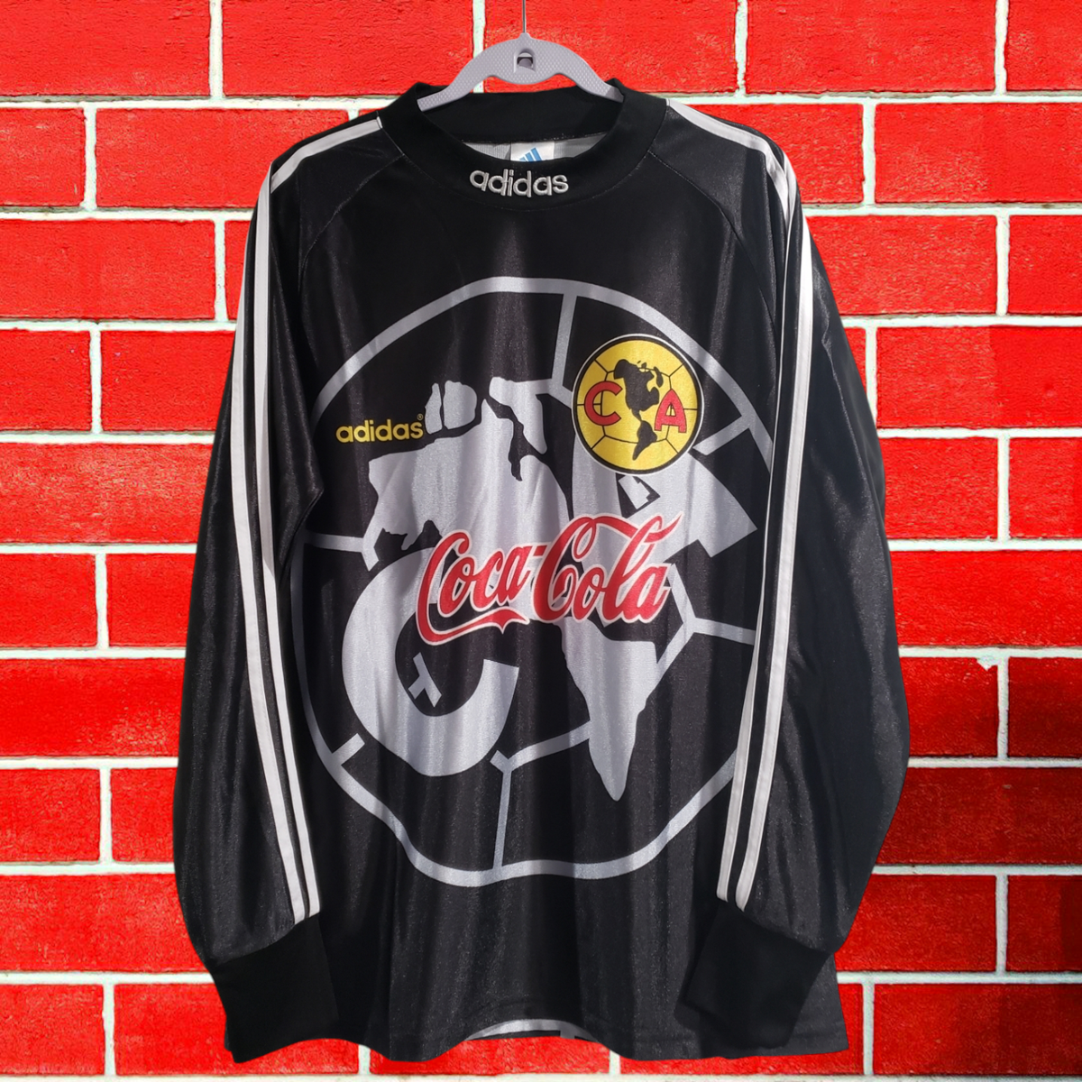 Goalkeeper Aguilar del America 1998 Adidas - Black - 2XL (USA-XL