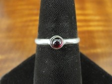 Delicate Purple Stone Size 6 1/2 Sterling Silver 925 Ring