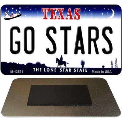 Go Stars Novelty Metal Magnet M-13521 3.5'' x 2'' Magnet (M)