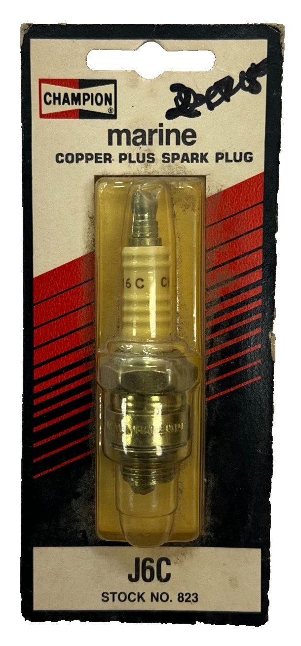 Champion- Marine Spark Plug- OEM# J6C- #823