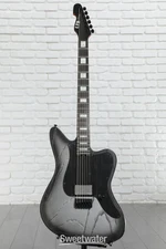 ESP LTD XJ-1B Baritone Electric Guitar - Silver Blast