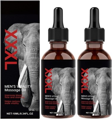 2X Big XXXL Oil Male Enhancement Massage Oil Enhances Growth Increase-Size