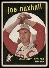 1959 Topps Joe Nuxhall #389 Cincinnati Redlegs