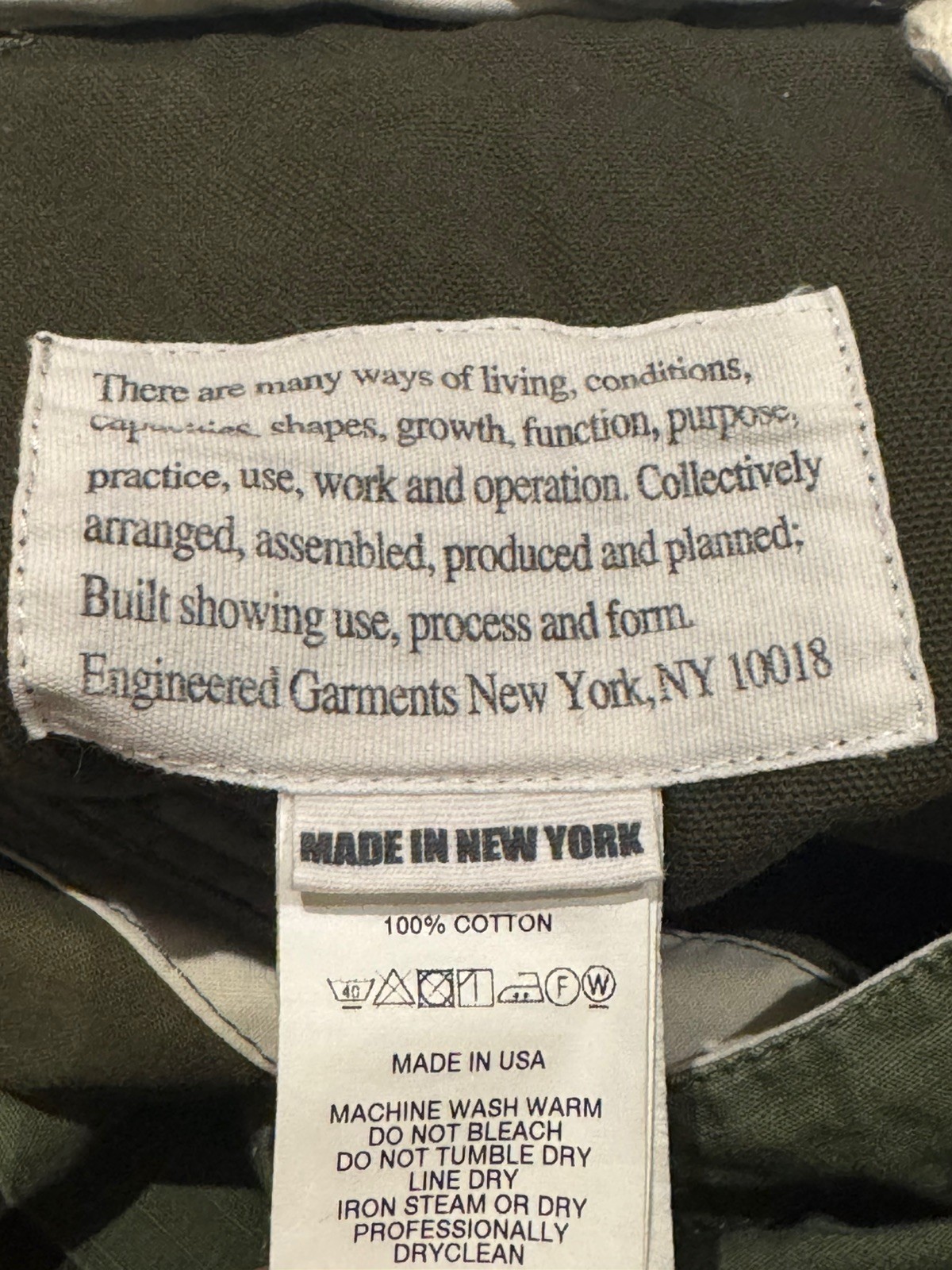 Engineered Garments Men's Patchwork Fatigue Pants… - image 5