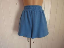 New Look Blue High Waist Jogger Shorts - Size M