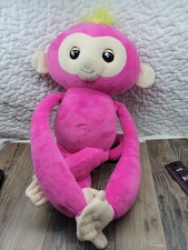 Bella by WowWee Fingerlings Plush Interactive Animated Pink Monkey works