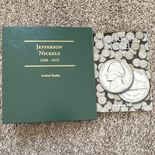 Littleton Coin Company Jefferson Nickels Album & Folder 1938-1975 1962-1995