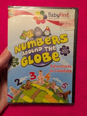 BabyFirst Numbers Around The Globe DVD Adventures in Counting Baby Learning New