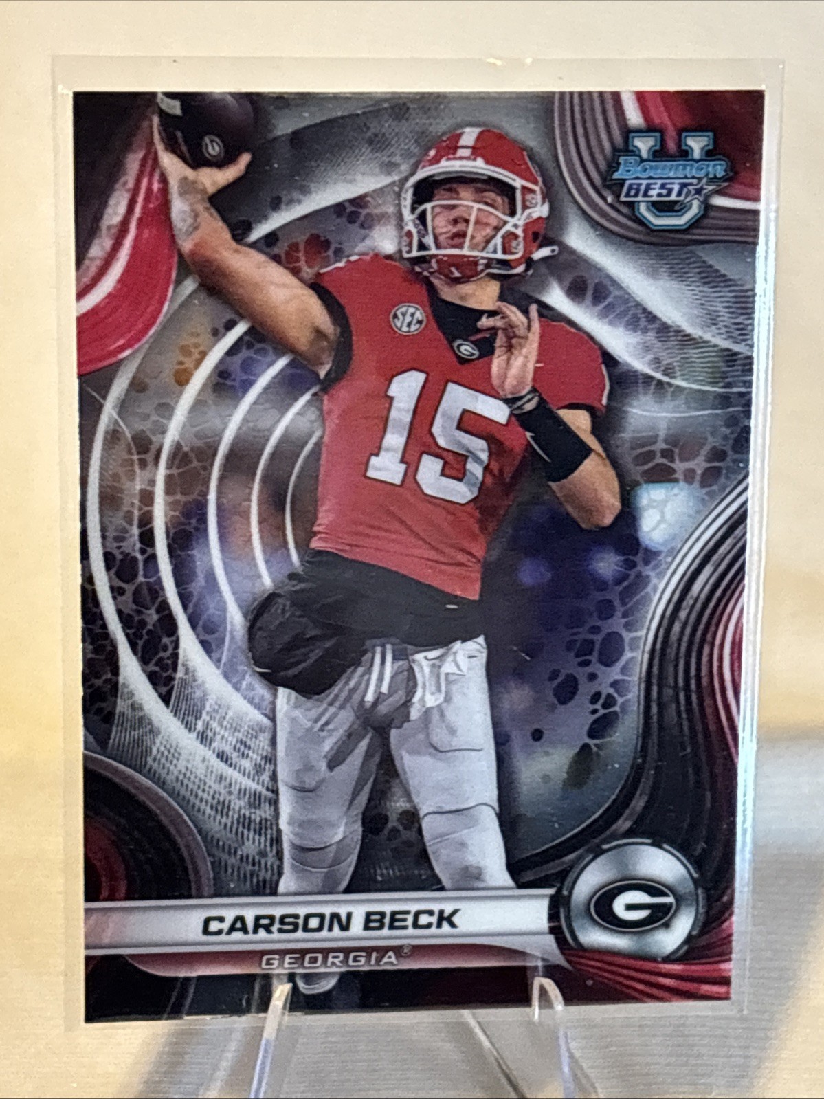 2024 Bowman's Best University - Carson Beck #4 (RC)