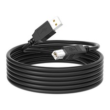 USB 2.0 Printer Cable 25 FT,USB A to B Connector, High - 25FT, Black