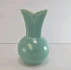 Vintage Shawnee Ohio Rum Rill Art Pottery Mini Vase RA2 Matte Aqua Art Deco 1939