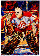 JIM CRAIG * Atlanta Flames * HOCKEY * Illustrated Art Card * ATC ACEO