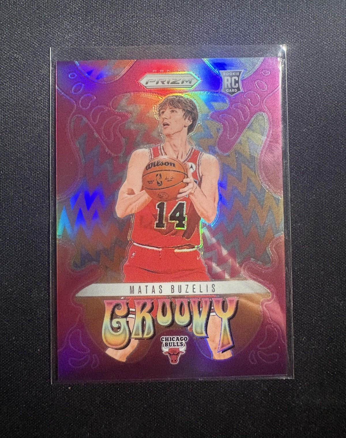 2024-25 Panini Prizm - Groovy Matas Buzelis #24 (RC)