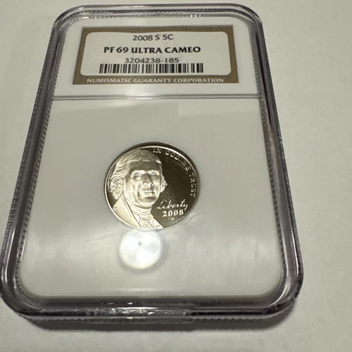 2008-S Proof Jefferson Nickel NGC PF-69 ULTRA CAMEO