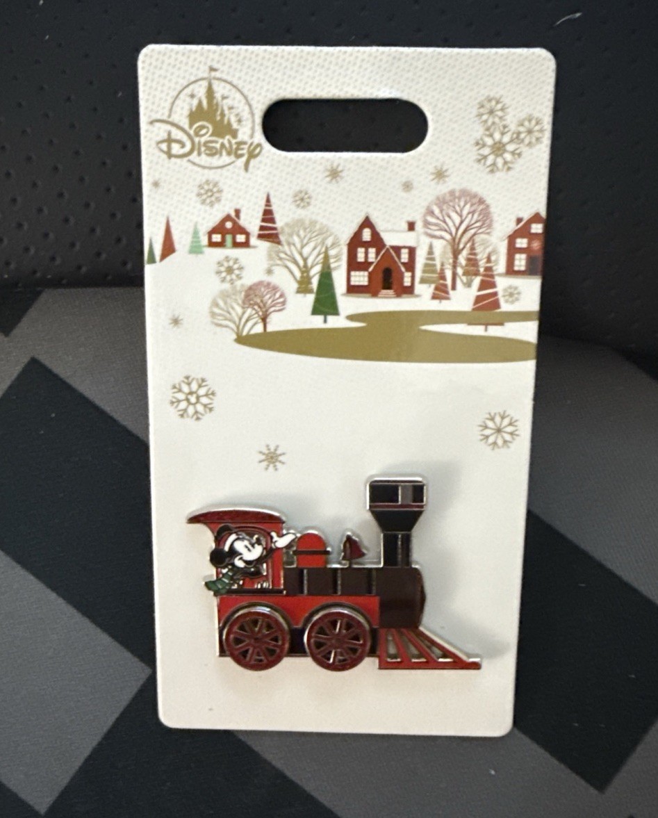 Disney Store Holiday Christmas 2019 Mickey Mouse Train Pin (E5)