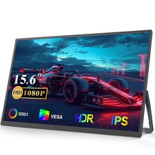 15.6" Portable Monitor 1920  1080 Display HDMI USB C Extended Travel Monitor