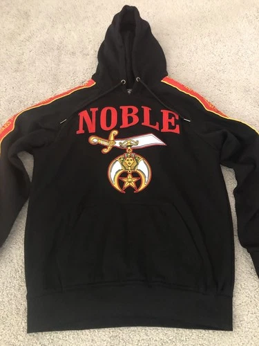 Noble Shrine Fraternity Pullover Hoodie Noble Shriner Masonic Hoodie Size Medium image 5