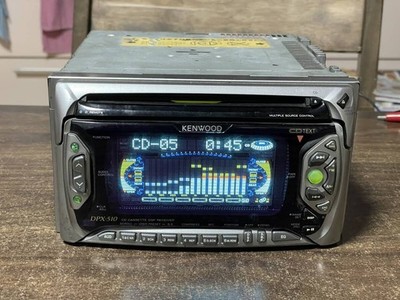 Kenwood DPX-510 2DIN CD Cassette Deck Player Tested | eBay