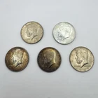 Lot Of 5x Kennedy 1960s Half Dollars 50 Cents 40% Silver - 3 ‘1967’ & 2 ‘1968’