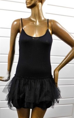 PATRIZIA PEPE Black Sleeveless Ruffle Dress US sz 6