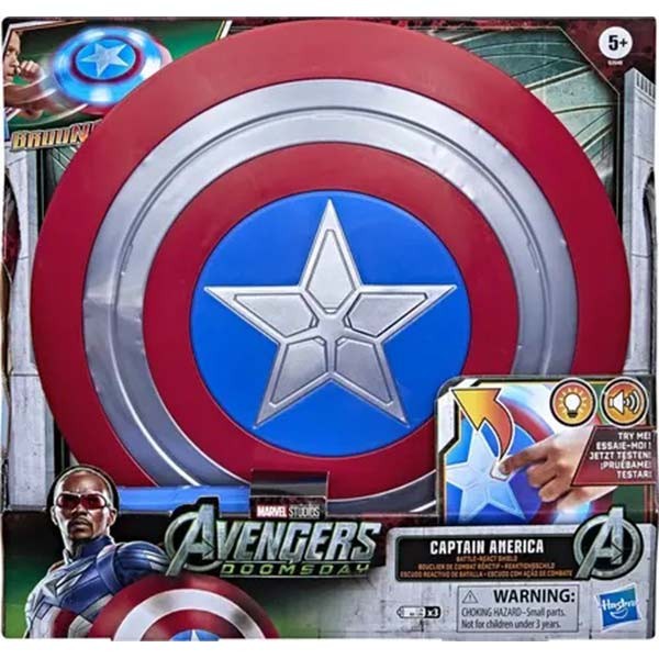 AVENGERS DOOMSDAY SCUDO BATTLE REACT CAPTAIN AMERICA