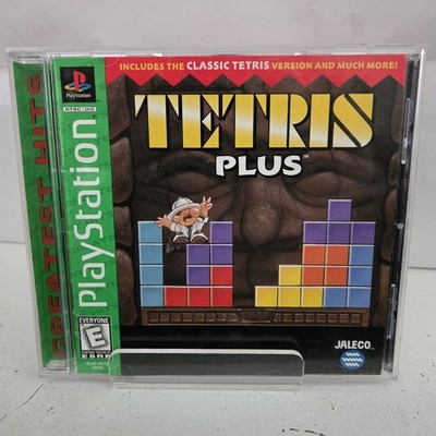 Tetris Plus (Sony PlayStation 1) PS1 Greatest Hits Complete CIB Jaleco Puzzle