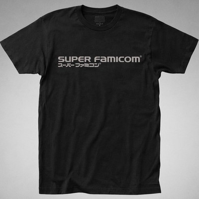Super Famicom, Japan T Shirt nintendo snes 16 bit videogame retro mario zelda