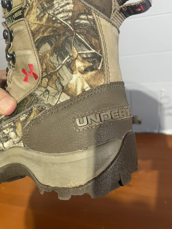 Under Armour Brow Tine Womens sz 6.5 Hunting Boots 800 Gram Gore-Tex Camouflage - Image 4 of 4