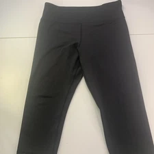 Zyia Active Legging Cropped Womens Size 12 Black 