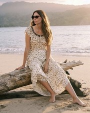 Christy Dawn The Rinda 100%silk Maxi Dress Women’s Small Floral  Luxury MSRP 448