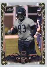 2014 Topps Chrome STS Camo Refractor 26/499 Will Sutton #170 0m0