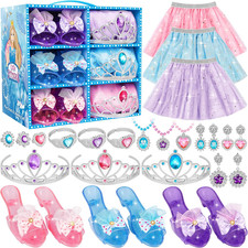 Princess Dress up Toys  Jewelry Boutique, Costumes Set Incl Color Skirts, Shoes