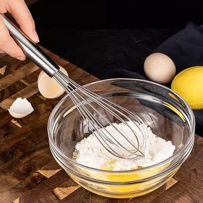 Manual Stainless Steel Metal Eggbeater Egg Stirrer for Home Kitchen Store