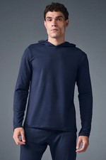 Alo Conquer Reform Long Sleeve With Hood Mens...