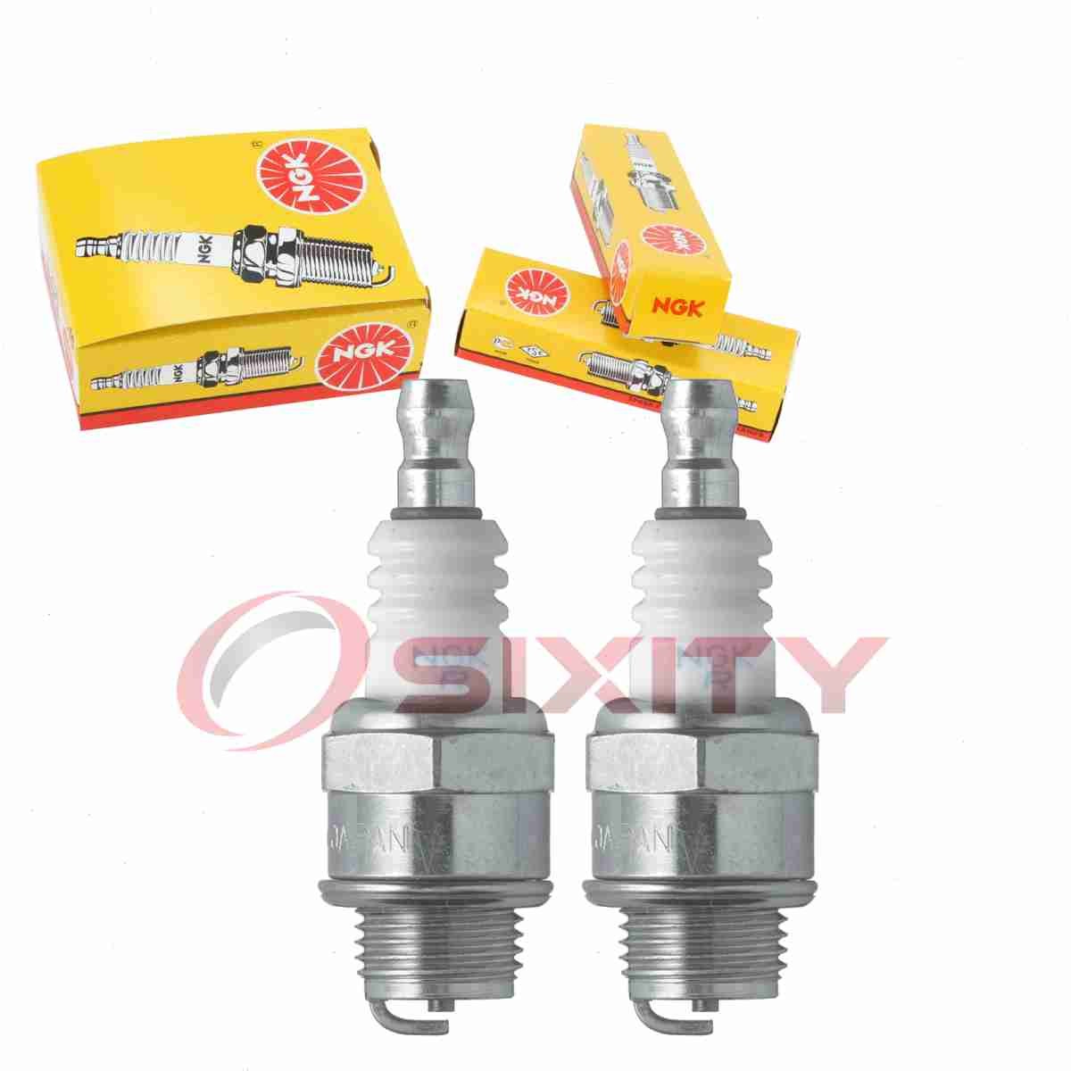 2 pc NGK 5728 BMR4A Standard Spark Plugs for XST258DP WSR9F WSR9E WS9EC uo
