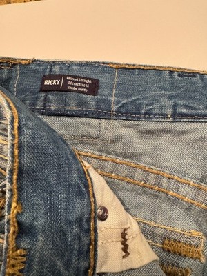 True Religion Jeans, Ricky , 36 x 30, Relaxed Straight, Blue | eBay