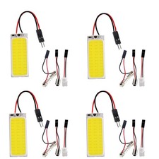 Everbright Led Dome Light Auto Car Reading Led Panel Dome Light Cob-36smd White